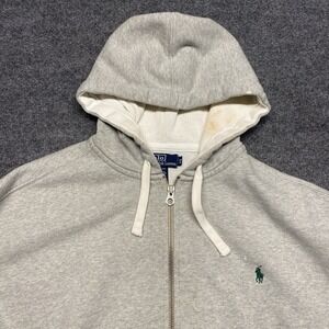 Polo Ralph Lauren Hoodie Mens 2XB Full Zip Waffle Hood Heavyweight *READ*